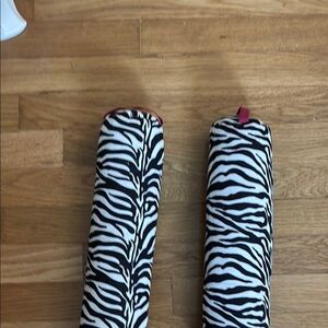 Zebra Print boot inserts for closet